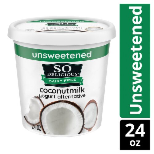 So Delicious Dairy Free Unsweetened Plain Coconut Yogurt Alternative, 24 oz