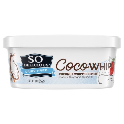 So Delicious Dairy Free CocoWhip Original Coconut Whipped Topping, 9 oz