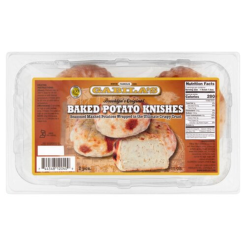 Gabila's Baked Potato Knishes, 2 count, 15 oz