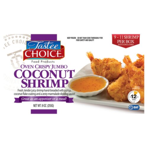 Tastee Choice Oven Crispy Jumbo Coconut Shrimp, 9 oz