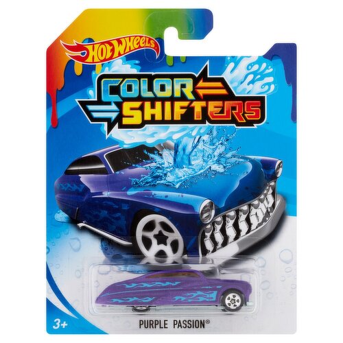 Hot Wheels Color Shifters Purple Passion Toy, 3+