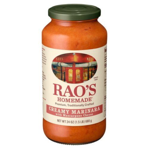 Rao's Homemade Creamy Marinara with Mascarpone Cheese, 24 oz