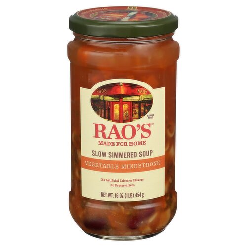 Rao's Vegetable Minestrone Soup, 16oz