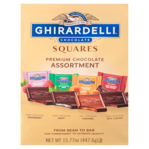 Ghirardelli Chocolate Squares Premium Chocolate Assortment, 15.77 oz