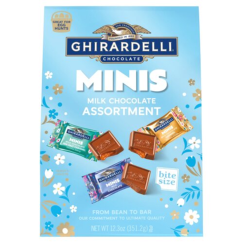 Ghirardelli Chocolate Minis Milk Chocolate Assortment, 12.3 oz