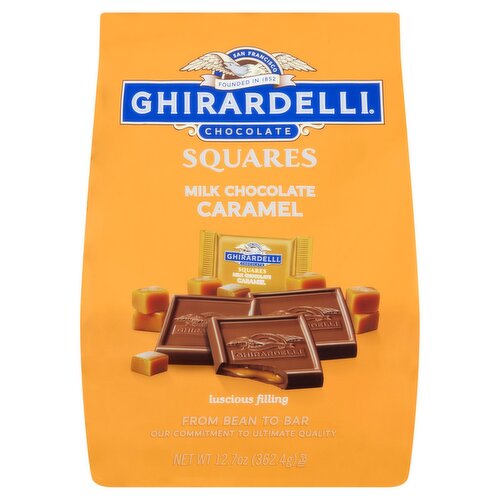 Ghirardelli Chocolate Squares Caramel Milk Chocolate, 12.7 oz