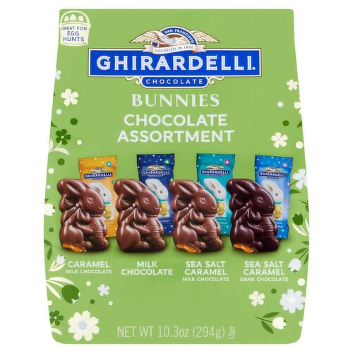 Ghirardelli Chocolate Bunnies Chocolate Assortment, 10.3 oz