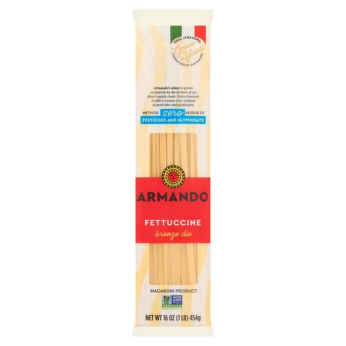 Armando Fettuccine Bronze Die Macaroni Product, 16 oz