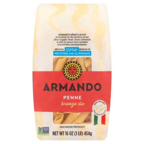 Armando Penne Bronze Die Macaroni Product, 16 oz