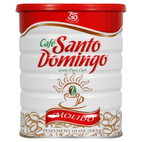 Café Santo Domingo Ground Coffee, 10 oz