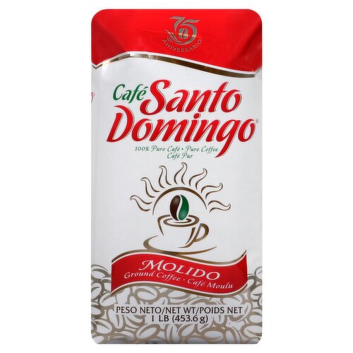 Café Santo Domingo Ground Coffee, 1 lb