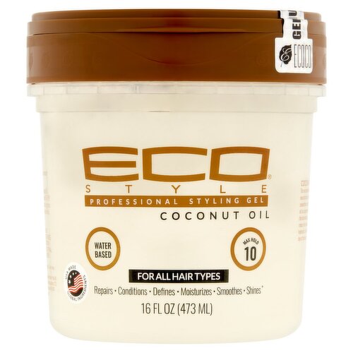 Eco Style Coconut Oil Professional Styling Gel, 16 fl oz