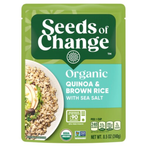 Seeds of Change Organic Quinoa & Brown Rice with Sea Salt, 8.5 oz