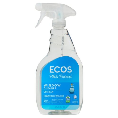 Ecos Vinegar Window Cleaner, 22 fl oz