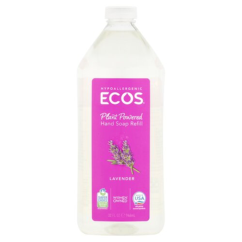 Ecos Lavender Hand Soap Refill, 32 fl oz