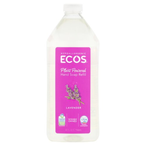 Ecos Lavender Hand Soap Refill, 32 fl oz