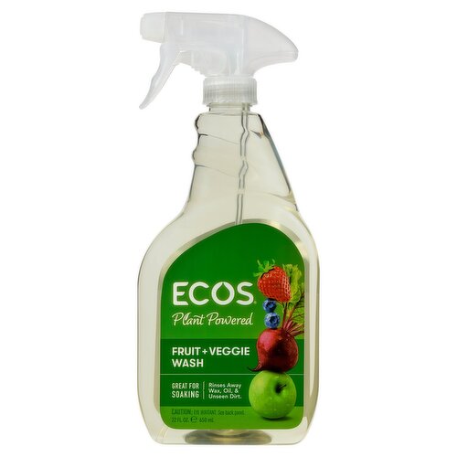 Ecos Fruit + Veggie Wash, 22 fl oz