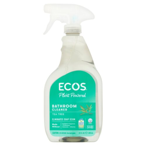 Ecos Tea Tree Plant Powered Bathroom Cleaner, 22 fl oz