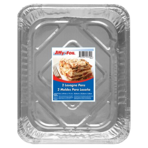 Jiffy-Foil Lasagna Pans, 2 count