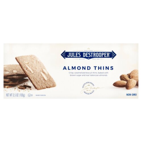 Jules Destrooper Almond Thins, 3.5 oz