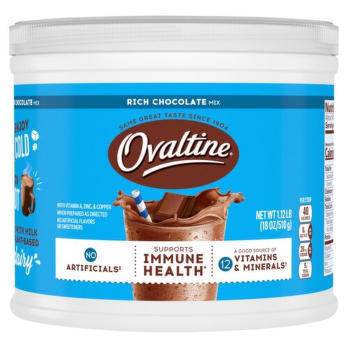 Ovaltine Rich Chocolate Mix, 1.12 lb