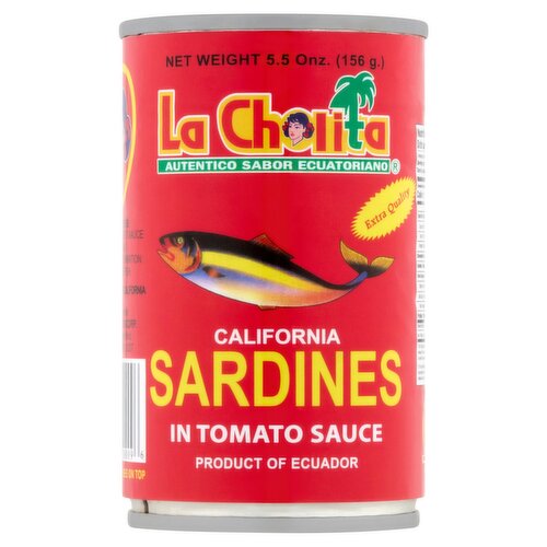 La Cholita California Sardines in Tomato Sauce, 5.5 oz