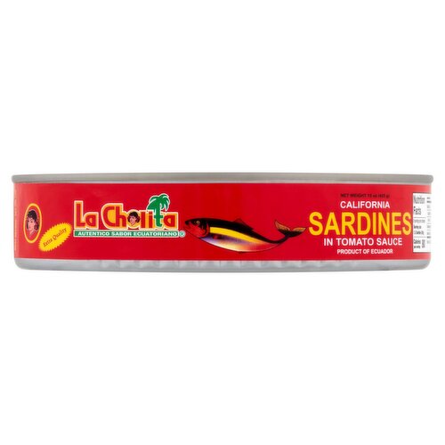 La Cholita California Sardines in Tomato Sauce, 15 oz