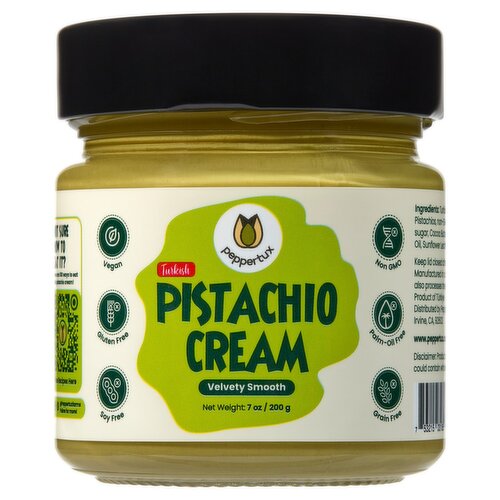 Peppertux Velvety Smooth Turkish Pistachio Cream, 7 oz - ShopRite