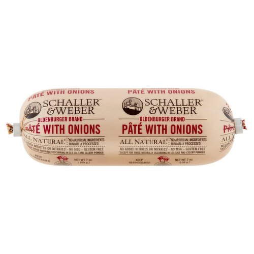 Schaller & Weber Oldenburger Brand Pâté with Onions, 7 oz