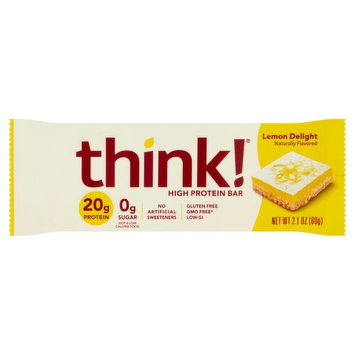 Think! Lemon Delight High Protein Bar, 2.1 oz