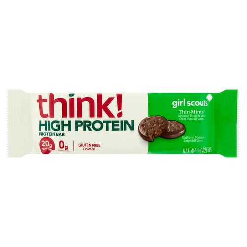 Think! Girl Scouts Thin Mints High Protein Bar, 2.1 oz