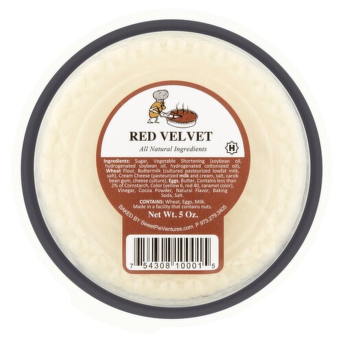 Sweet Pie Ventures Red Velvet Cake, 5 oz