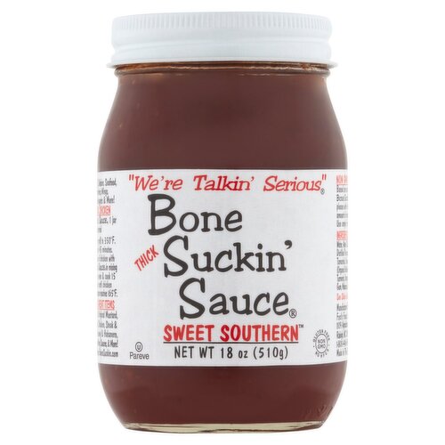 Bone Suckin' Sauce Thick Sweet Southern Sauce, 18 oz