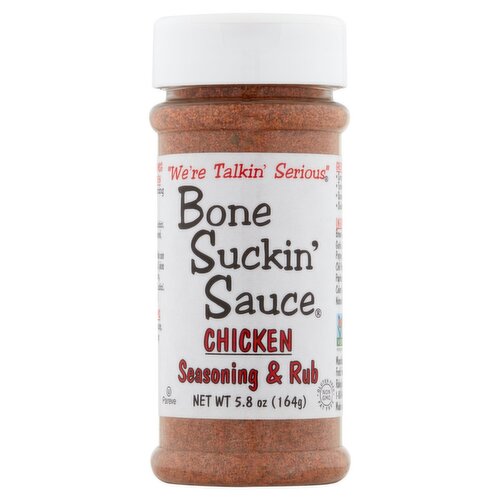 Bone Suckin' Sauce Chicken Seasoning & Rub, 5.8 oz
