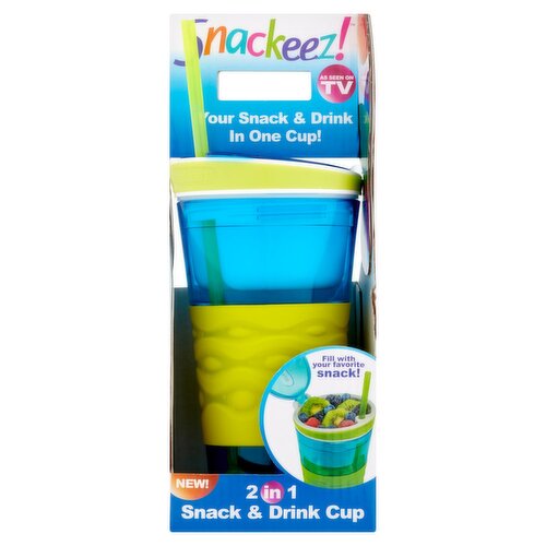 Snackeez! 2 in 1 Snack & Drink Cup, Ages 8+