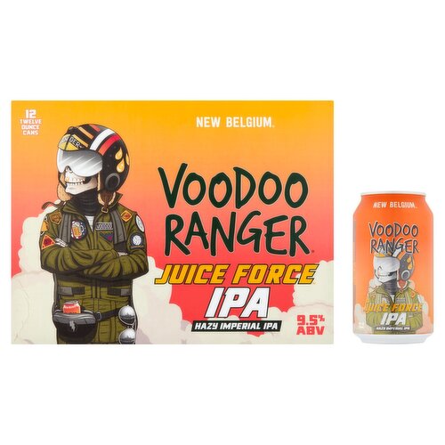 Voodoo Ranger Juice Force Hazy Imperial IPA, 12 count, 12 oz