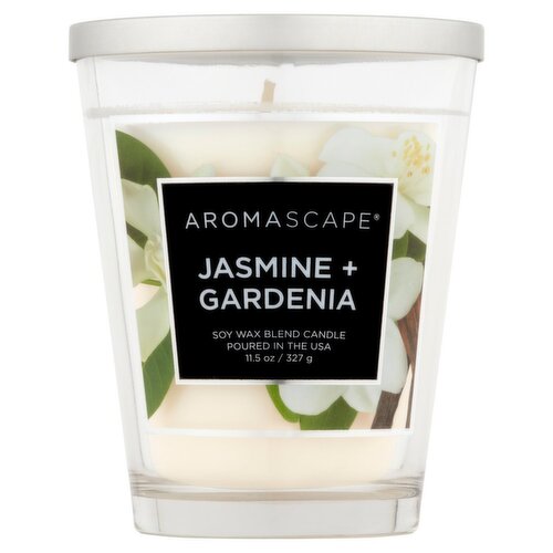 Aromascape Jasmine + Gardenia Soy Wax Blend Candle, 11.5 oz