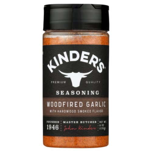 Kinder's Woodfired Garlic Seasoning, 6 oz