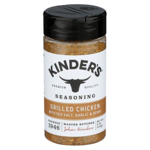 Kinder's Grilled Chicken Seasoning, 6 oz