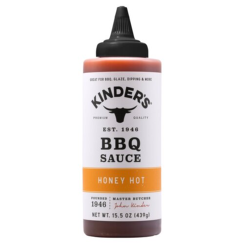 Kinder's Honey Hot BBQ Sauce, 15.5 oz