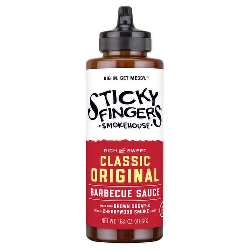 Sticky Fingers Smokehouse Classic Original Barbecue Sauce, 16.4 oz