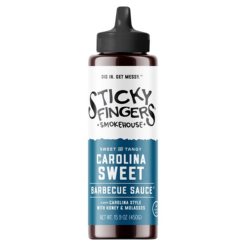 Sticky Fingers Smokehouse Carolina Sweet Barbecue Sauce, 15.9 oz