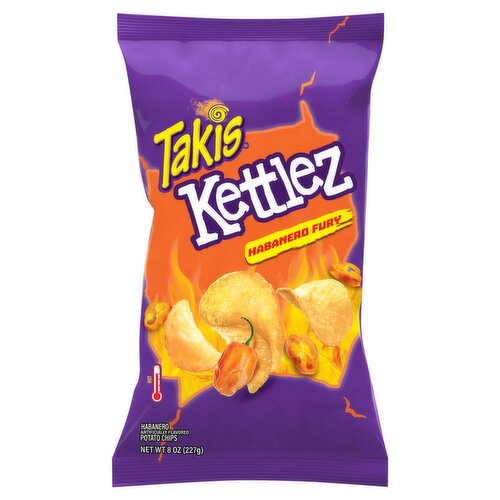 Takis Kettlez Habanero Fury Potato Chips, 8 oz