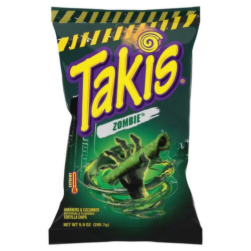 Takis Zombie Habanero & Cucumber Tortilla Chips, 9.9 oz