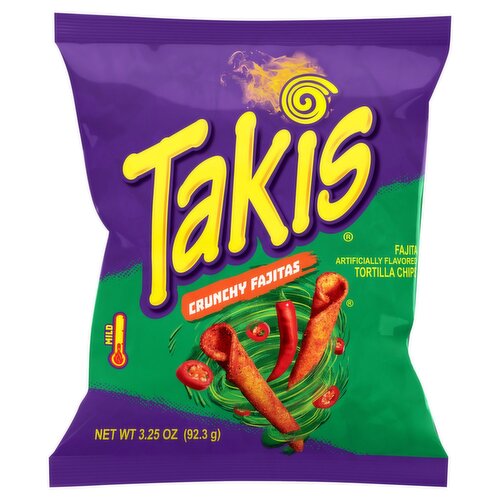 Takis Crunchy Fajitas Tortilla Chips, 3.25 oz