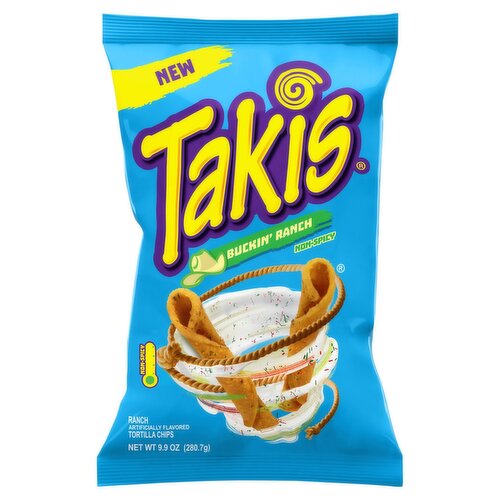 Takis Buckin' Ranch Non-Spicy Tortilla Chips, 9.9 oz