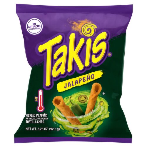 Takis Pickled Jalapeño Tortilla Chips, 3.25 oz
