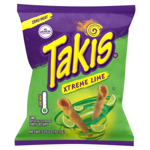 Takis Xtreme Lime Tortilla Chips, 3.25 oz