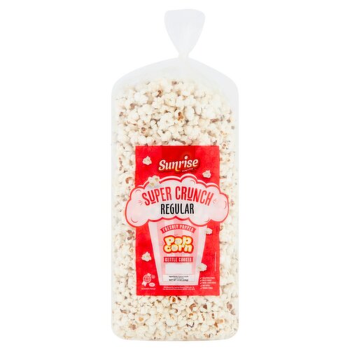 Sunrise Super Crunch Regular Pop Corn, 8 oz