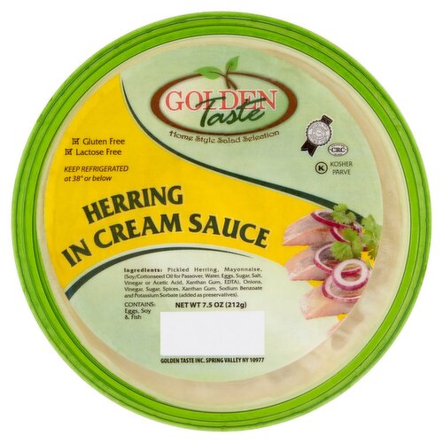 Golden Taste Herring in Cream Sauce, 7.5 oz